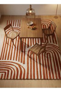 Tapis de sol en laine moderne haute performance, antidérapant, fait main, à poils épais, pour la décoration de la chambre à coucher et du salon - Product Image 6