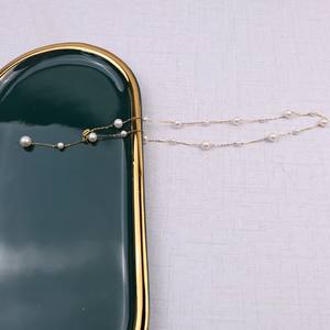 Collar de Plata de Ley S925 de Alta Calidad con Cuentas de Perlas de Agua Dulce, Diseño de Cielo Estrellado, Cuentas de Gran Tamaño, Cadena para Suéter - Product Image 3