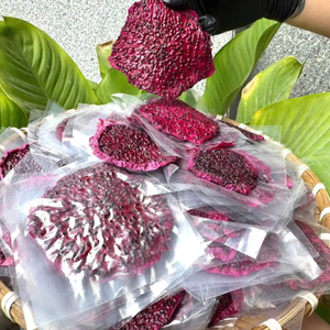 Tranches de pitahaya rouge et blanche de qualité supérieure |   Sacs refermables personnalisés à marque privée |   EN GROS - Product Image 1
