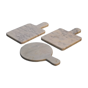 Planche à découper en marbre durable multifonctionnelle de forme carrée, épaisseur 1,5 cm, personnalisable, pour cuisine, compatible lave-vaisselle, vente en gros - Product Image 1