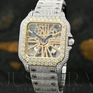 Most Selling Custom Logo Moissanite Diamond <b>Watch</b> for Business Gift Luxury Wristwatch with Finishing Available For Sale - Product Image 5