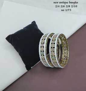 PADMAWATI Private Limited Luxury <b>Tungsten</b> Gold Plated Multi Color Women's Bangles Set Indian Bridal Engagement Anniversary - Product Image 1