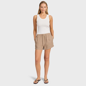 Solid Basic Streetwear Casual Custom Crop <b>Top</b> for Women Cotton Ribbed Summer Sleeveless Women's tank <b>Tops</b> - Product Image 3