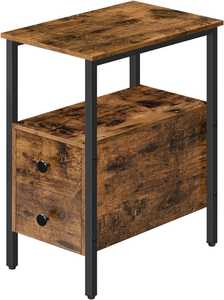 Modern <b>Round</b> Solid Wood <b>Side</b> <b>Table</b> Fluted Column Pedestal End <b>Table</b> Handcrafted Walnut Finish Accent <b>Table</b> for Living Room Home - Product Image 6