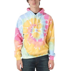 Custom Cotton Tie Dye <b>Pullover</b> Hoodie Manufacturer Vintage Wash Streetwear Supplier - Product Image 1