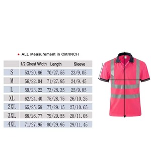 Vêtements de sécurité réfléchissants de haute qualité pour l'extérieur, tissu polyester haute visibilité, certifié CE, polo de travail, construction, sécurité routière - Product Image 5