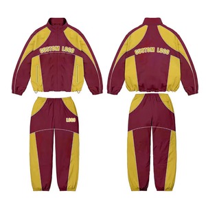 Ensemble veste coupe-vent et pantalon unisexe taille XL avec logo personnalisé, short de créateur imperméable personnalisé, survêtement tendance - Product Image 3