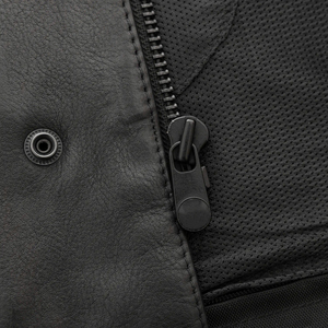 Gilet en cuir véritable pour moto, sur mesure, prix de gros abordables, respirant, résistant à l'abrasion, gilet en cuir pour moto pour homme - Product Image 4