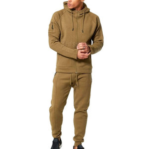 Ensemble de survêtement 2 pièces pour homme, à capuche, coupe droite, couleur unie, décontracté, idéal pour l'hiver, le plus vendu en ligne, personnalisable, fabriqué en usine - Product Image 5