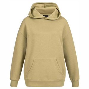 Sweat à capuche oversize respirant pour femme, style streetwear hiver, 100 % coton, épaules tombantes - Product Image 5