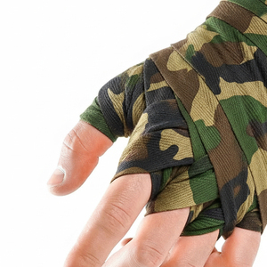 Vendas de Boxeo de Algodón para Muay Thai y MMA con Diseño de Camuflaje, Venta al por Mayor de Vendas para Manos y Muñecas - Product Image 2