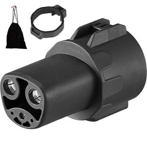 Adaptador de Cargador Tesla SAE J1772 de 80A 240V CA con Bloqueo y Bolsa de Almacenamiento - Product Image 1