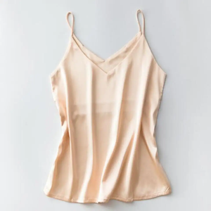 Camisola sin Mangas de Lana y Seda con Ribete de Encaje para Mujer, Hecha en Italia OEM, Camisola Casual de Nailon Elástico para Mujer - Product Image 2