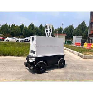 Chasis de robot con ruedas metálicas UGV, plataforma de cuatro ruedas para aplicaciones especiales de robots - Product Image 1