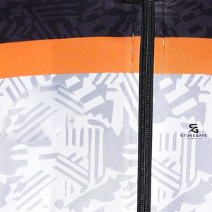 Ensemble de survêtement pour homme, coupe-vent et jogging, imprimé par sublimation personnalisée, vêtements de sport performants, respirant, en polyester - Product Image 6