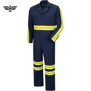 Combinaison de travail haute visibilité en gros, vêtement de sécurité réfléchissant, uniforme de travail résistant à l'eau, combinaison de travail - Product Image 1