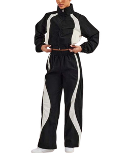 Conjunto de 2 Piezas de Chaqueta Cortavientos para Mujer, Temporada de Invierno, Ligero, Fácil de Usar, Trajes Deportivos Cortavientos para Mujer, OEM - Product Image 5