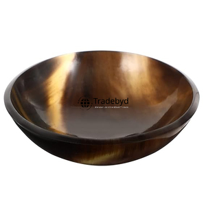 Bol en corne naturelle de qualité supérieure, fait main, style ange, décoratif, pour servir à table, par Tradebyd - Product Image 3