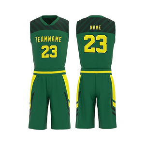 Hot Sale High Quality Breathable Plus Size Basketball Uniform Set Adults Customizable Size OEM Service Moisture-Wicking 100% - Product Image 1