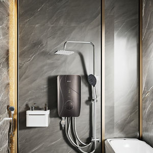 OEM elegante champán 3.5KW calentador de agua eléctrico sin tanque F7E agua caliente instantánea para el hogar RV uso carcasa de plástico para hoteles - Product Image 6