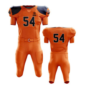 Uniforme de Fútbol Americano Personalizado de Alta Calidad, Impreso, 100% Poliéster, Secado Rápido, Ligero, Transpirable, Duradero, al por Mayor - Product Image 1