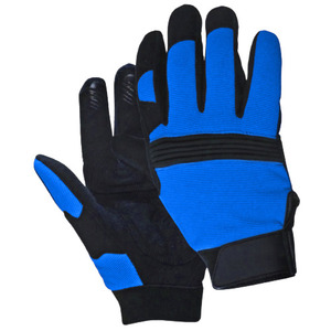 ถุงมือทำงานหนังสังเคราะห์อมาราคุณภาพพรีเมียม ทนทานสูง ถุงมือเพื่อความปลอดภัยในการก่อสร้าง ระบายอากาศได้ดี ทนต่อการเสียดสี - Product Image 6