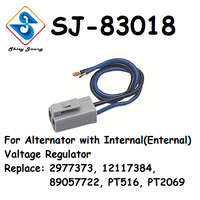 Connecteur femelle 4 voies pour alternateur avec régulateur de tension externe, faisceau de câblage, ensemble de connecteurs, régulateur d'alternateur