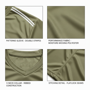 Uniforme de fútbol personalizado al por mayor, camiseta de fútbol sublimada con estampado y pantalones cortos con nombre de equipo personalizado - Product Image 6