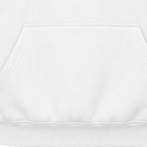 <b>White</b> Embroidered JJ Logo Pullover Hoodie <b>Long</b> <b>Sleeve</b> Drawstring Hood Kangaroo Pocket Casual Sweatshirt Unisex Streetwear <b>Top</b> - Product Image 3