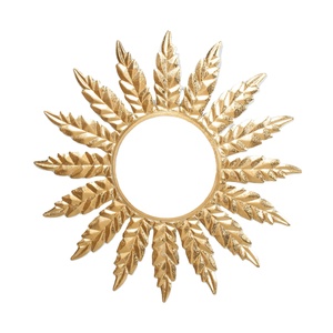 Trend Selling Iron <b>Mirror</b> Art <b>Irregular</b> Circular Living Room Metal Frame Wall <b>Mirror</b> Decor Christmas Vintage Luxury Space Casual - Product Image 1