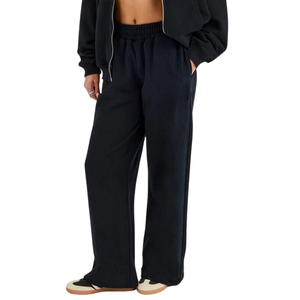 <b>Womens</b> Full Zip Hooded Tracksuit Set Oversize <b>Long</b> Sleeve <b>Top</b> Straight Leg Trousers Elastic Waist Two Piece Casual Lounge Outfit - Product Image 6