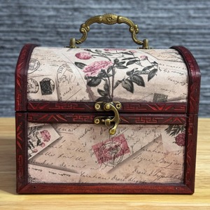 Heritage Style Floral Storage <b>Box</b> Perfect For Treasured <b>Memories</b> Accessories And Gifting Purpose Use Handcrafted From India - Product Image 6