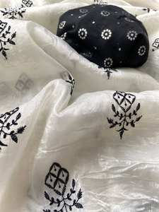 Nuevo Sari de Papel con Bordado y Blusa Banarasi para Fiestas, Proveedor y Exportador Mundial a Precio de Mayoreo - Product Image 5