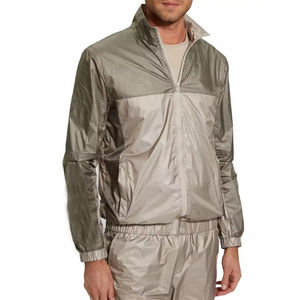 Conjunto de Chaqueta y Pantalón Deportivo de Nailon para Hombre, Personalizado 2026, Chaqueta Cortavientos con Cierre y Pantalones para Deportes - Product Image 4