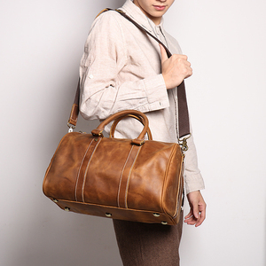 Vintage Solid Casual Polyester/Cotton Duffle Bag <b>Large</b> Capacity Travel Gym Overnight Handbag Zipper Closure Adjustable Light - Product Image 2