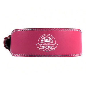 Cinturón de Levantamiento de Pesas de Cuero Vacuno con Logotipo Personalizado, Hebilla Antideslizante, Ligero y Duradero, Soporte para la Espalda para Entrenamiento Físico en el Gimnasio - Product Image 1