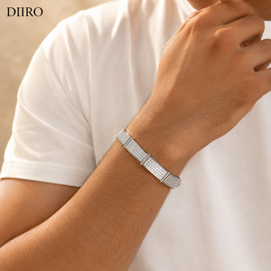 925 Sterling <b>Silver</b> Moissanite Classic Luxury Tennis Style <b>Bracelet</b> Unisex Jewelry Gift for Every Occasion - Product Image 1