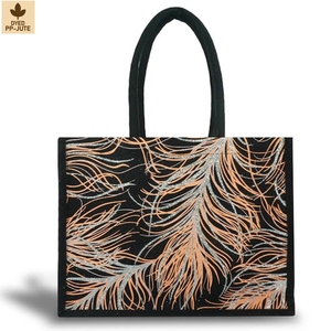 Bolsa de Playa de Yute Laminada con Logotipo Personalizado para Compras de Verano, Vacaciones y Viajes, Impresión Personalizada, Venta al Por Mayor, Marca Privada, Exportación - Product Image 2