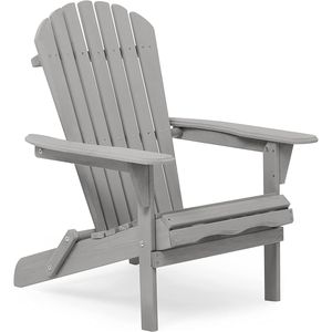 Set di 2 Sedie Adirondack Pieghevoli in Legno di Cedro Massiccio, Sedia da Giardino e Patio, Arredamento da Esterno in Legno - Product Image 4