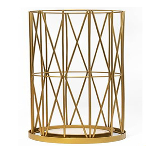 Estructura de Soporte para Sombrillas de Alambre Metálico Moderno con Acabado en Latón Antiguo - Product Image 2