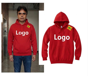 Manufacturer Wholesale Streetwear Custom logo Blank Cotton Spandex Quality Plain Brushed Winter Pullover Velvet Hoodies for Men - Product Image 6