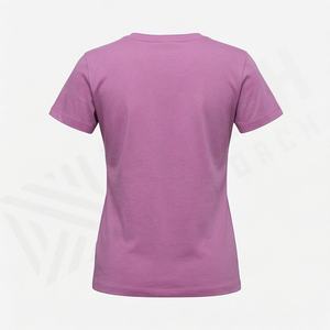 เสื้อยืดคอกลมผู้หญิงรักษ์โลก คุณภาพสูง แขนสั้น ผ้าซาติน 260 กรัม ขายส่งจำนวนมาก สีตามสั่ง - Product Image 2