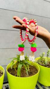 Pulseras Kalira Redondas Coloridas con Borlas, Joyería de Moda para Novias, Regalo de Boda para Mujeres, Recuerdo para Eventos y Fiestas - Product Image 3