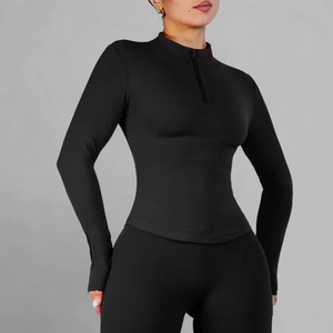 Conjuntos de yoga personalizados, transpirables, de 2 piezas, sin costuras, con sujetador deportivo y leggings con emblema de estrella para entrenamiento y fitness para mujer. - Product Image 6