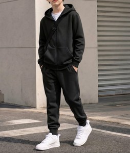 [Ensemble de tenue d'automne pour garçons] Ensemble de tenue d'automne pour garçons, haut à manches longues et pantalon long de style sport décontracté, adapté aux garçons âgés de 8 à 12 ans - Product Image 6