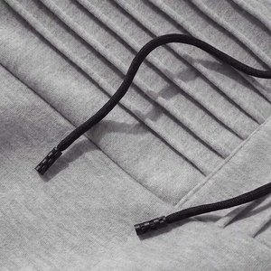 เสื้อสเวตเชิ้ตมีฮู้ดสีเทาสำหรับผู้ชาย ดีไซน์ลายทาง ทรงปกติ สวมใส่สบาย มีกระเป๋าหน้า เหมาะสำหรับใส่ในฤดูใบไม้ร่วง - Product Image 6