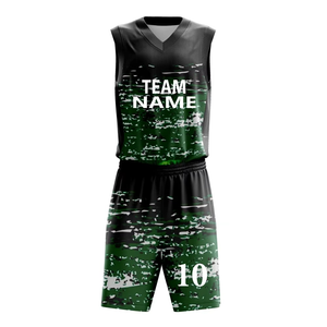 OEM/ODM Custom Front Printed Breathable 100% Polyester Sleeveless Crew Neck Short <b>Adjustable</b> <b>Strap</b> Unisex Basketball Uniform - Product Image 1