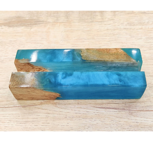 Best Designer Wood Business Card Holder Blue Wood Inlay Handcrafted Eco-Friendly Promotional <b>Memo</b> <b>Pad</b> Holder - Product Image 1