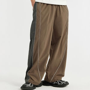 Pantalones Deportivos Vintage 100% Nailon de Pierna Ancha para Hombre, Pantalones Casuales de Pierna Recta con Dobladillo Reflectante para Hombre, Pantalones Cargo - Product Image 6