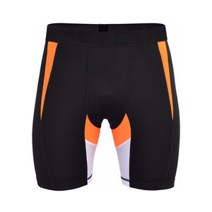 Custom Men's Long Compression Shorts Cool Dry Sports Tights Sports Undershorts Running Base <b>Layer</b> Shorts with Phone Pockets - Product Image 4